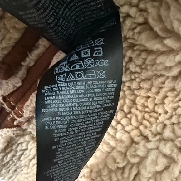 Guess Brown Shearling Jacket - Picture 9 of 11